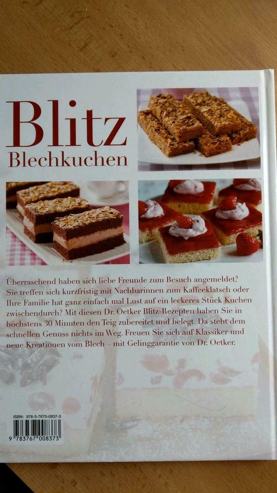 Blitz Blechkuchen  Dr.  Oetker in Dorndorf