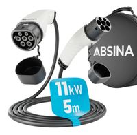 ABSINA Ladekabel Typ 2 Mode 3 mit 5 Meter, 3-phasig 11kW, 16A Hessen - Rodgau Vorschau