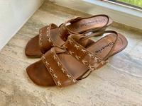 Tamaris Sandalen Gr. 39 aus Leder, braun, echt guter Zustand. Bayern - Kumhausen Vorschau