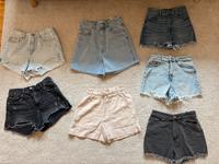 Shorts Jeans Zara H&M blau schwarz beige 164 S 34 XS Wiesbaden - Nordenstadt Vorschau