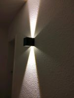 4 LED Wandleuchten (Set) Innen/Außen Wandlampen Anthrazit Baden-Württemberg - Offenau Vorschau