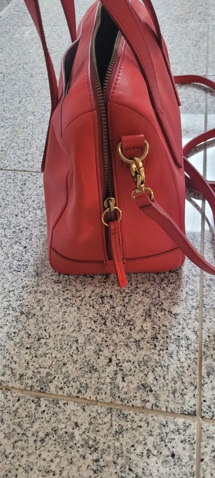 Fossil Tasche  Handtasche Leder rot  NEU in Hamburg