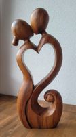 Figur Holz küssendes Paar, Herz, Liebe, Ehe Sachsen - Weißenborn Erzgebirge Vorschau