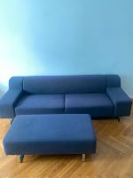Bolia Sofa inkl. Hocker blau/ grau 240cm Länge Berlin - Wilmersdorf Vorschau