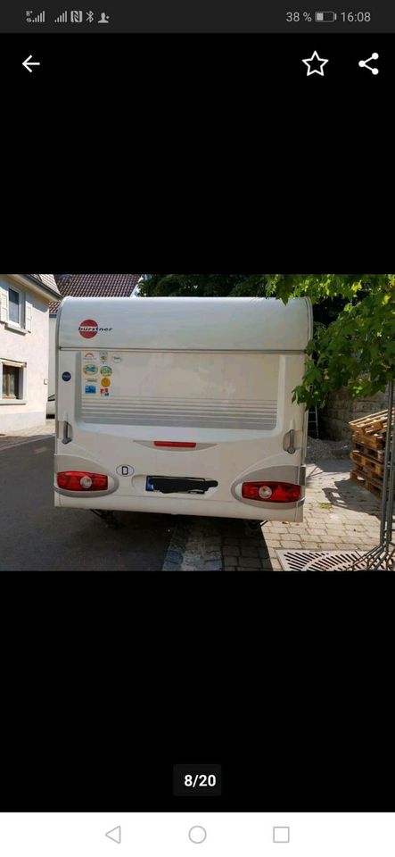 Wohnwagen Etagenbett +Vorzelt in Oberndorf am Neckar