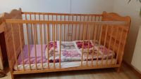 Baby und Kinderbett, Massivholz, 140 x 70 cm, unbehandelte Kiefer Güstrow - Landkreis - Güstrow Vorschau