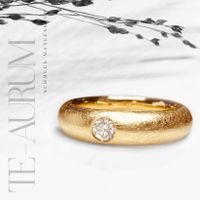 Solitär Ring 585 od. 750 Gelbgold ❖ Brillant 0,22ct ❖ Massiv Gold Baden-Württemberg - Lörrach Vorschau