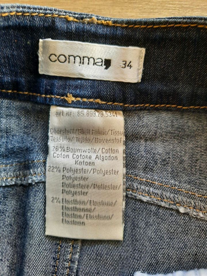 Comma Minirock 34 XS Jeansrock blau Jeans in Schwäbisch Hall