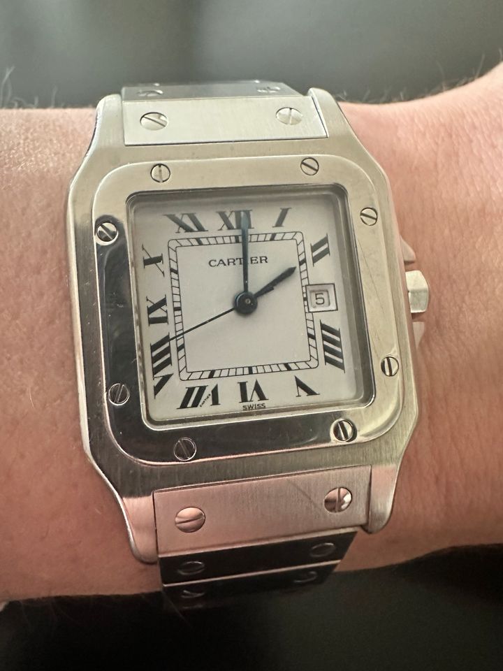 Cartier Santos Carrée 2960, Stahl in Berlin