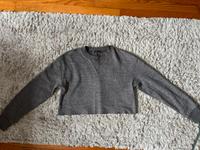 Zara Pullover Crop grau Saarland - Weiskirchen Vorschau