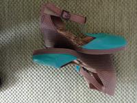sooo schöne Fly London T-Strap Wedges türkis sand 40 Schleswig-Holstein - Flensburg Vorschau