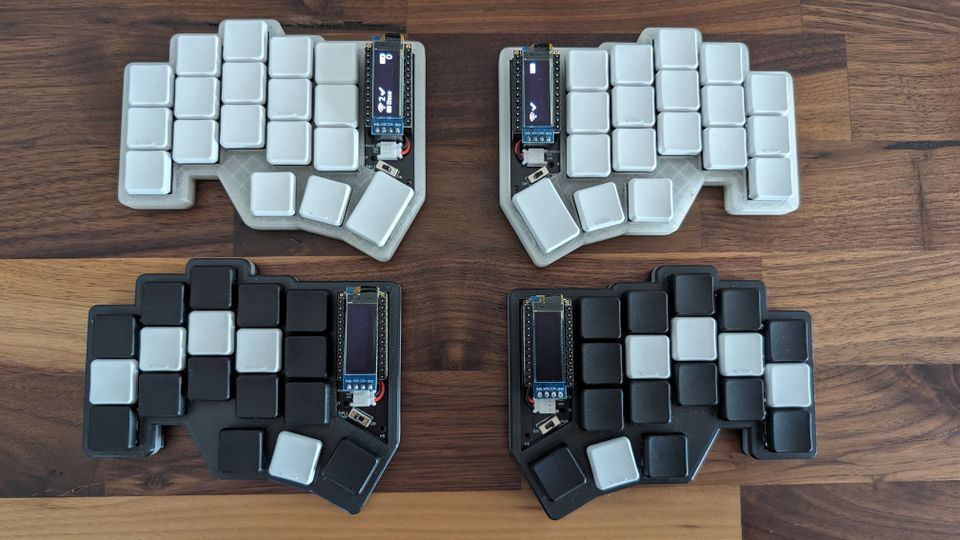 Wireless RGB Split Keyboard Tastatur Ergonomisch Ergodox Corne in Frankfurt am Main