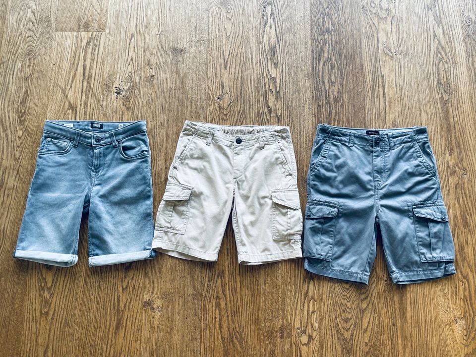 Shorts Jack&Jones, Quicksilver, 3er-Set, Jungen, Gr.152, TOP in Essen