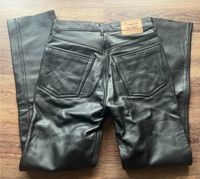 Levi's Levis Lederhose W34 /L34 Schwarz Black Leather KULT ! West - Unterliederbach Vorschau