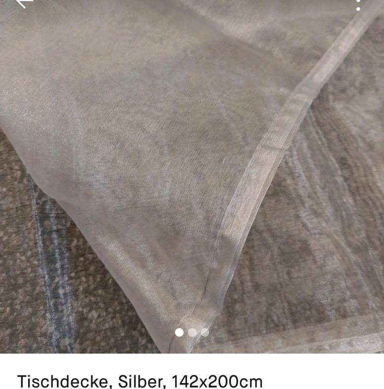 Organza Dekostoff, Tischläufer, Tischdecke in Aschaffenburg