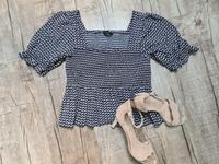 Pigalle by Only Bluse Top Gr.S Square Neck Schößchen Crop Skandi Nordrhein-Westfalen - Datteln Vorschau