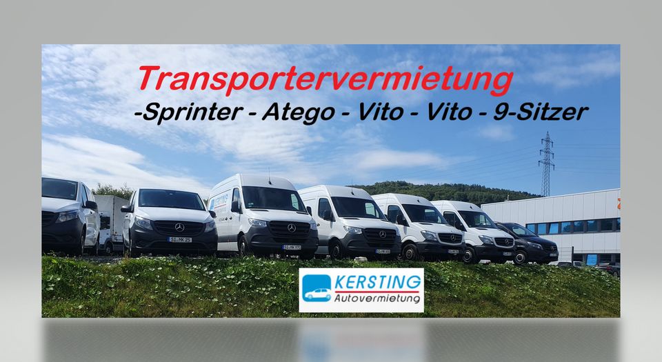 Transporter,Sprinter,Umzugswagen,Bulli,9-Sitzer mieten in Neunkirchen Siegerland