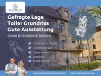 Genießen in Striesen! 3 Zimmer, 2 Balkone, Bad mit Dusche und Wanne, Gäste-WC, TG-Stellplatz! Dresden - Blasewitz Vorschau