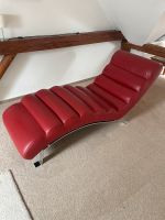 Relaxliege - Liege - Leder - rot - Couch Schleswig-Holstein - Steinfeld Vorschau