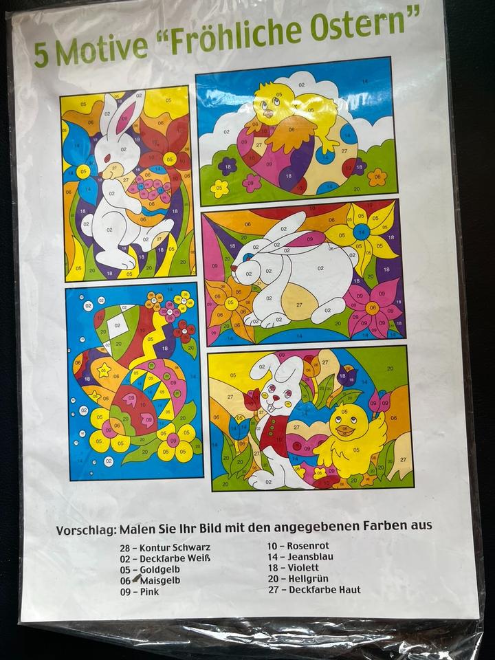 Ostern Ostermotive Malvorlagen für Fensterbilder window color in Idstein
