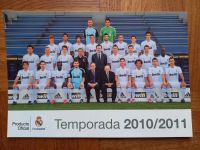 Postkarte mit Mannschaftsfoto Real Madrid 2010/2011 Niedersachsen - Bissendorf Vorschau