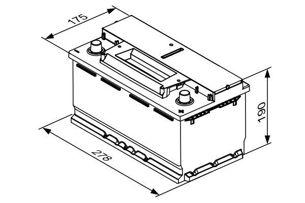 Neue Bosch Batterie Starterbatterie S4E 0 092 S4E 081  12V 70 Ah in Krostitz