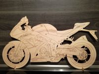 Suzuki GSX-R 1000 2-D Modell aus Holz! Ansehen lohnt sich! 2017 Nordrhein-Westfalen - Drolshagen Vorschau