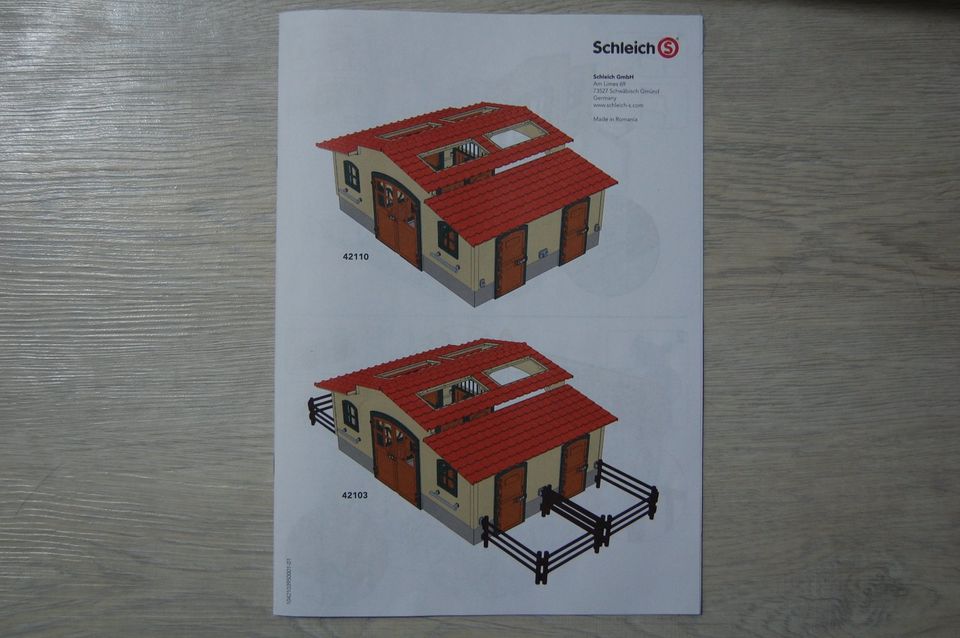 Schleich 42110 / 42103- Pferdehof mit Pferdezaun in Neuwied