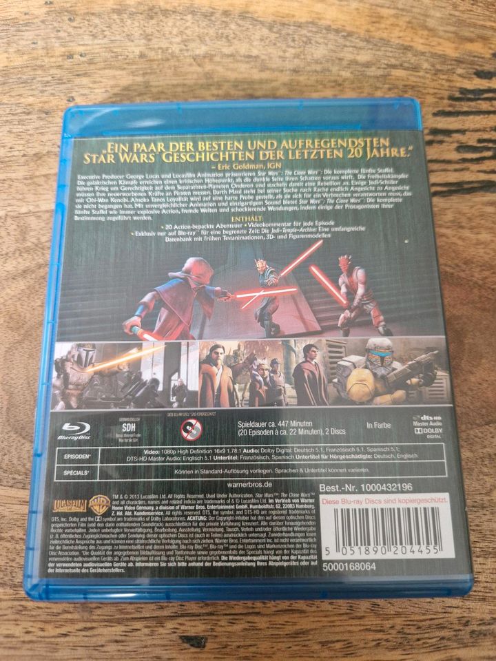 Star Wars The Clone Wars Die komplette fünfte Staffel Blu-Ray in Bochum
