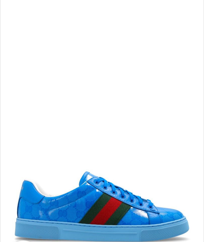 Gucci ACE GG Embellished Sneakers × 1 UK8 / Blue in Neuss