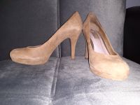 Schicke Pumps in Gr. 38 Beige/Braun gebraucht Niedersachsen - Diepenau Vorschau