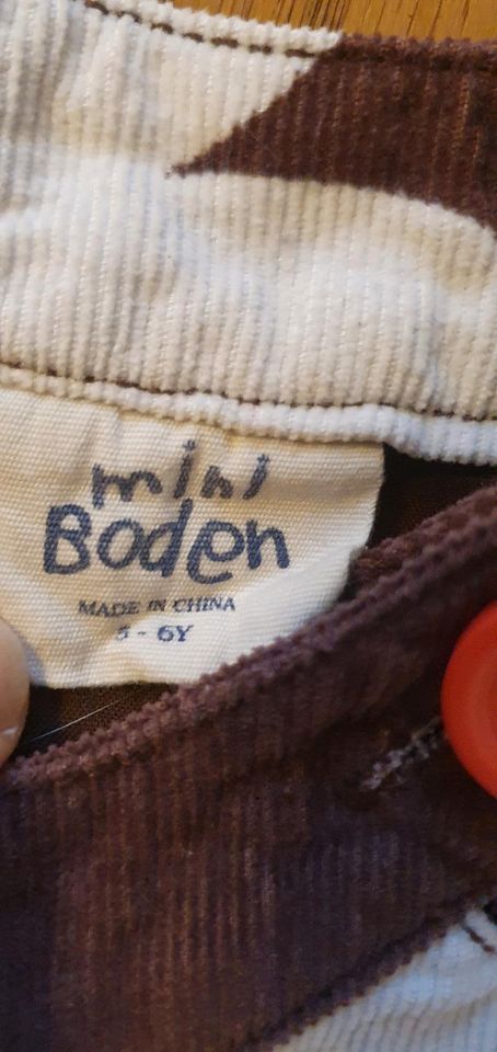 Mini Boden Babycord Kleidchen 5 6 Jahre 110 116 in Korb