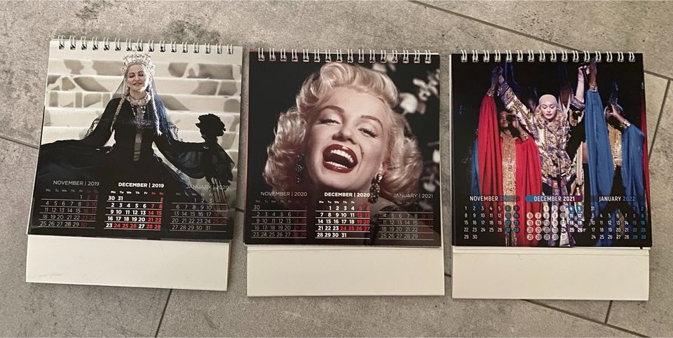 Tischkalender Desktop Kalender Madonna Marilyn Monroe in Wismar