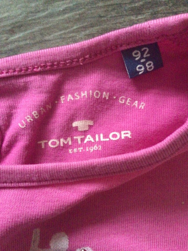 Tom Tailor Langarmshirt Hase Tüll Schleife Gr. 92 98 in Mittweida