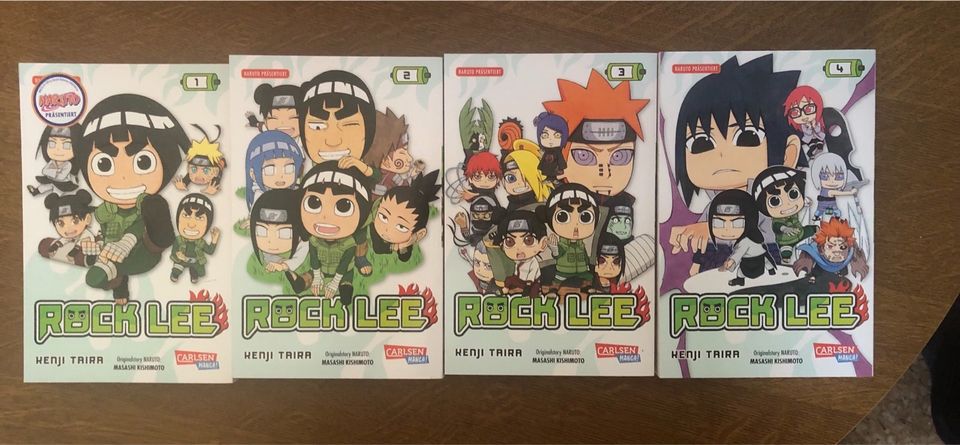 Manga Mangas Naruto Rock Lee Comic Mangasammlung Rar Komplett in Königsbronn