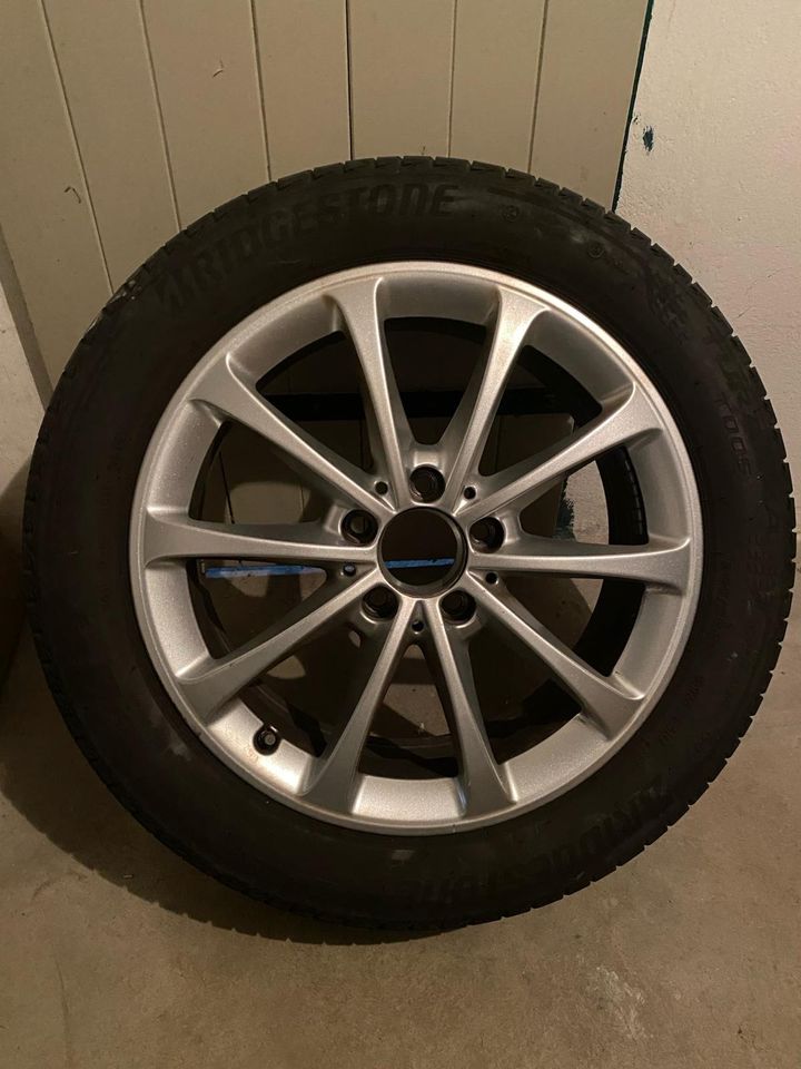 Bridgestone Turanza 205/55R17 Sommerreifen auf Alufelgen in Brake (Unterweser)