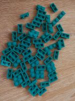 66 Lego Platten Plate 1 x 2 (3023) in Dark Turquoise / türkis NEU Baden-Württemberg - Brühl Vorschau