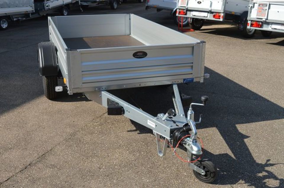 Anhänger Alu STL 1300 kg Tieflader Stema 251 x 128 x 35 cm 1,3 t in Geislingen an der Steige