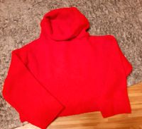 Knallroter Strickpullover kurz Saarland - Namborn Vorschau