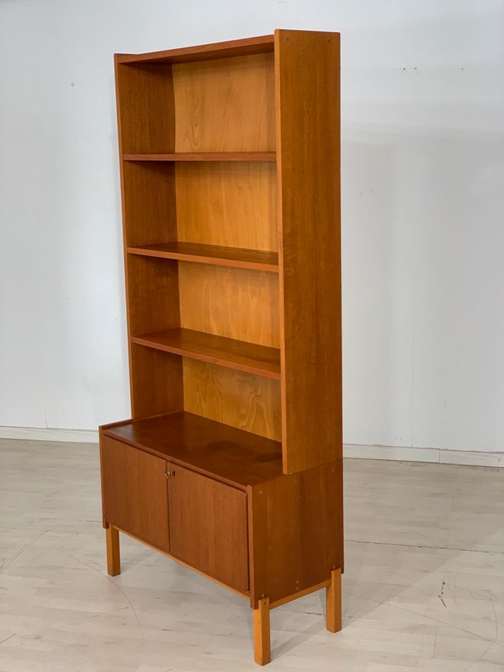 MID CENTURY TEAK REGAL BÜCHERSCHRANK BÜCHERREGAL HIGHBOARD VINTAGE in Berlin