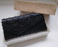 kleine schwarze Abendtasche mit Perlen Operntasche Clutch Vintage Nordrhein-Westfalen - Heinsberg Vorschau