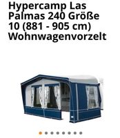 Wohnwagen-Vorzelt Obelink  mit Gestänge Umlaufmaß 881-905 Niedersachsen - Ribbesbüttel Vorschau