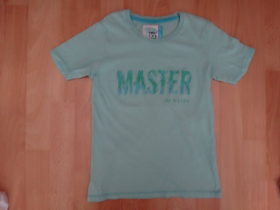 10x T-SHIRT & SHIRT-JACKE -GR. 128- NEU, NEUWERTIG... - SET/PAKET in Wasserlosen