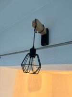 Wandlampe , Korbmantel Holz Schwarz Bayern - Grettstadt Vorschau