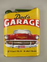 Ölkanister Öldose Kanister Dad´s Garage 45x36cm Wandschild Krummhörn - Greetsiel Vorschau