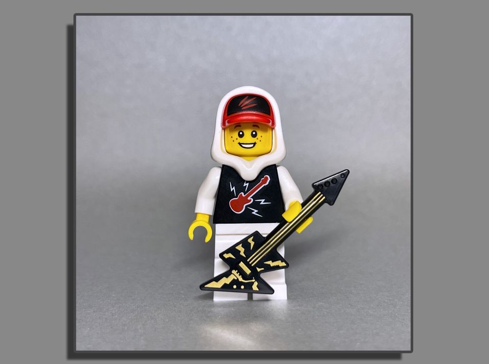 LEGO® Figuren Kinder Gitarre E Gitarre Gitarristen Band Konzert in Ulm