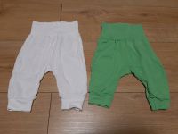 2x H&M Hose Basic weiß grün Gr.62 Mecklenburg-Vorpommern - Karlsburg Vorschau