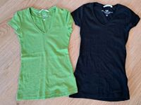 Set 2 H&M Damen Basic T-Shirts V-neck Schwarz Grün Niedersachsen - Osterholz-Scharmbeck Vorschau