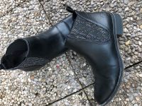 Schwarze Glitzer-Schuhe flach Bayern - Warngau Vorschau