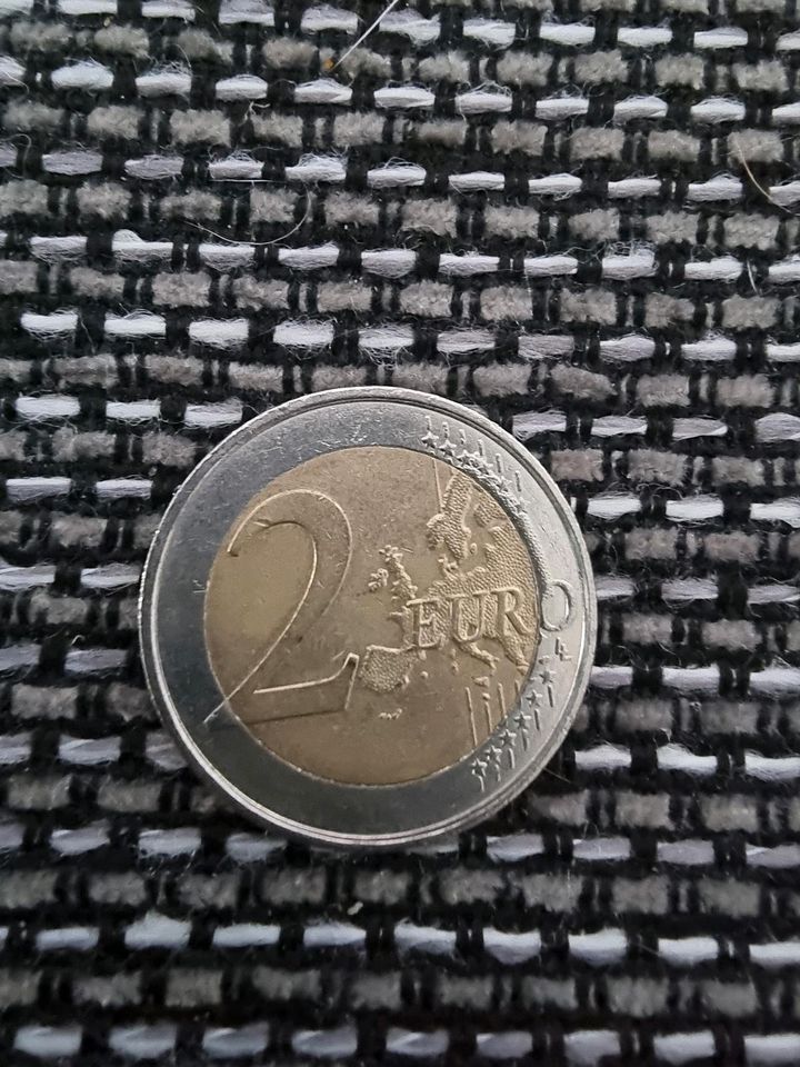 2 Euro Münze Österreich 2014, Bertha von Suttner, Fehlprägung in Fellbach